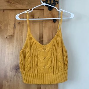 American Eagle Crotchet Crop Top